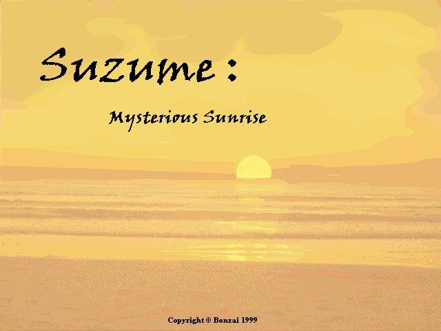 Suzume :: Mysterious Sunrise