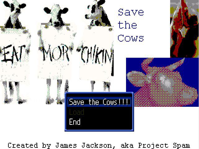 Save the Cows:: EAT MOR CHIKIN