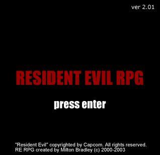 Resident Evil RPG