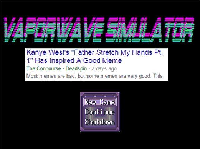 Vaporwave Simulator