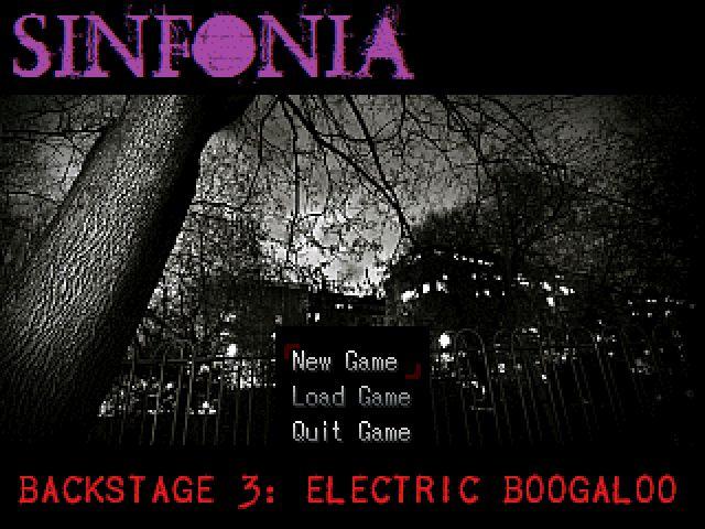 Sinfonia :: Backstage 3: Electric Boogaloo