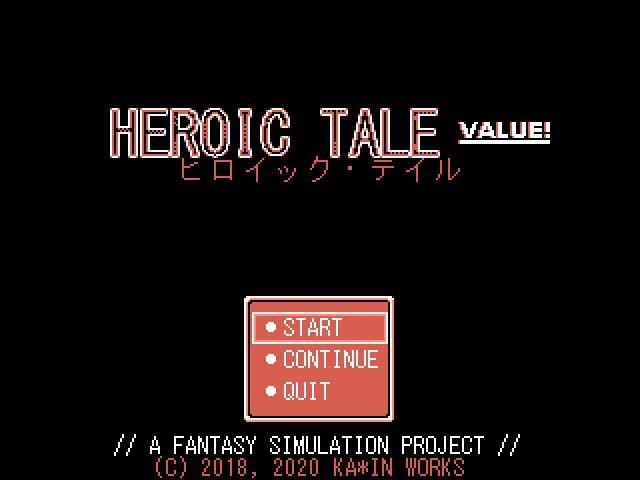 Heroic Tale VALUE!