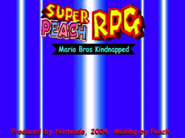 Super Peach RPG :: Mario Bros Kidnapped
