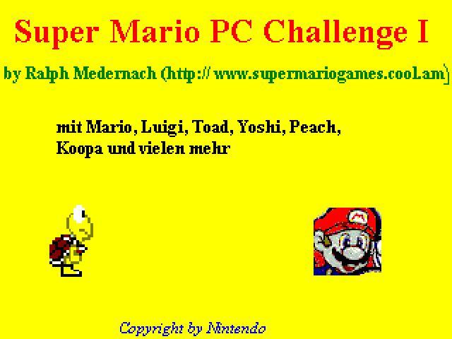 Super Mario PC Challenge
