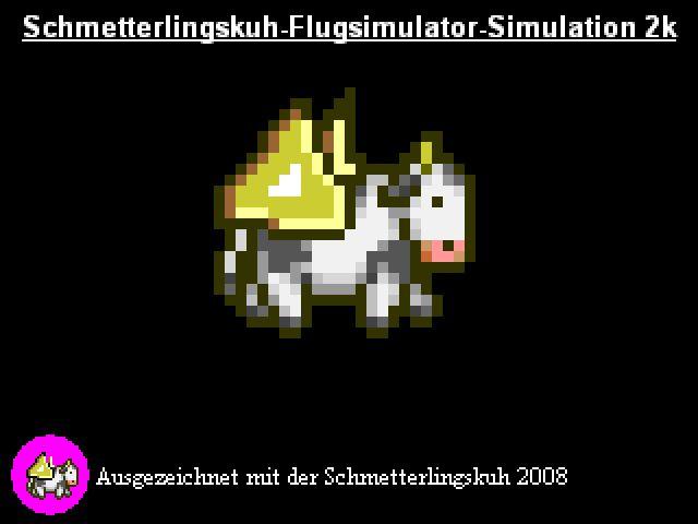 Schmetterlingskuh-Flugsimulator-Simulation 2k