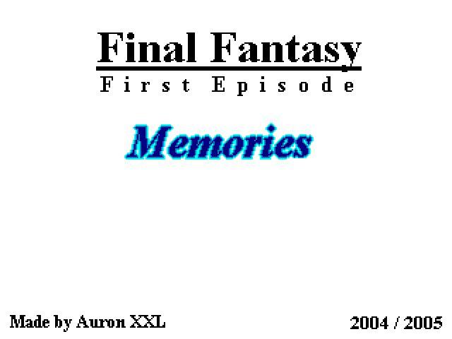Final Fantasy:: Memories